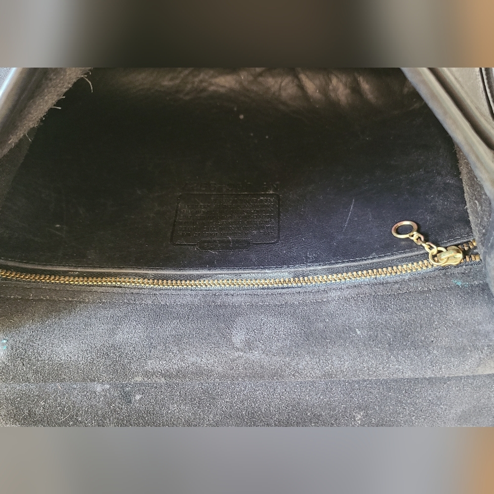 Vintage Coach Willis 9927 Black Leather - Picture 11 of 16